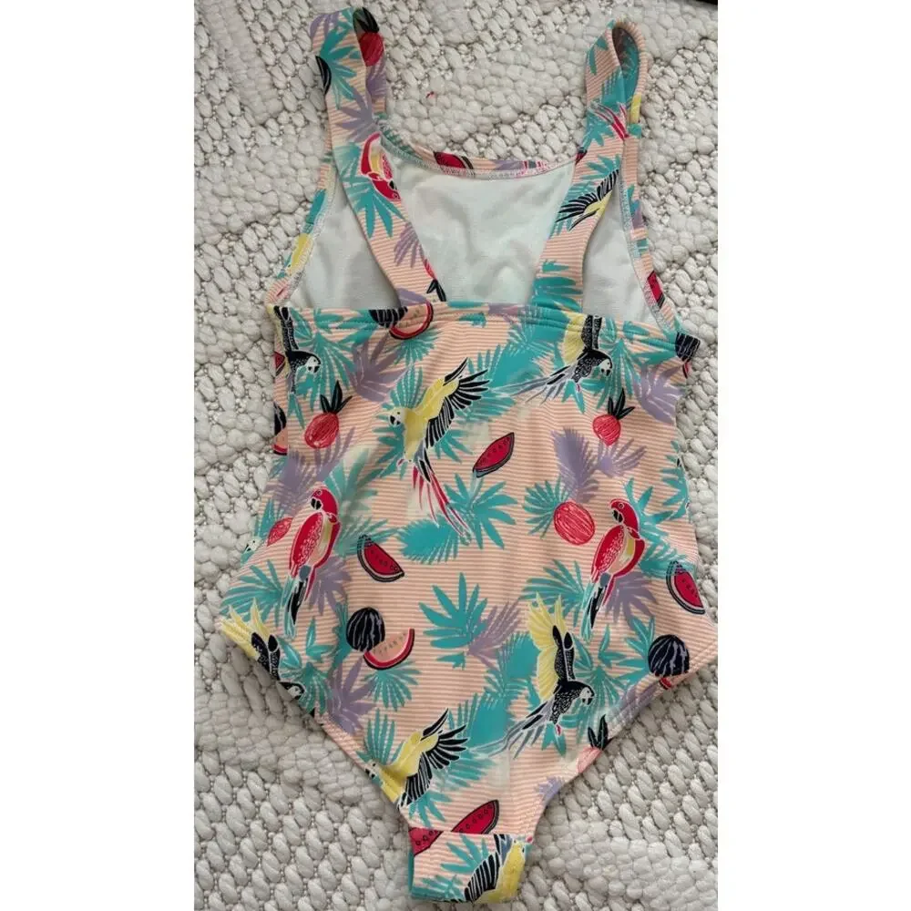Girls Roxy Tropical One Piece Swimsuit Size 5